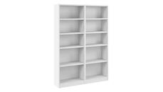 Standard Bookcases Bush Furniture 25in W Tall 5 Shelf Bookcase -Set of 2