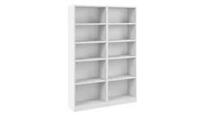 Standard Bookcases Bush Furniture 25in W Tall 5 Shelf Bookcase -Set of 2