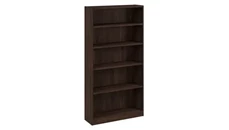 Standard Bookcases Bush Furniture Tall 5 Shelf Bookcase