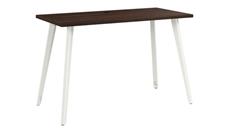 Writing Desks Bush Furniture 48in W x 24in D Computer Desk with Splayed Metal Legs