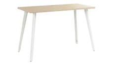 Writing Desks Bush Furniture 48in W x 24in D Computer Desk with Splayed Metal Legs