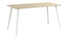 Writing Desks Bush Furniture 72in W x 30in D Computer Desk with Splayed Metal Legs