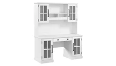 Stand-Alone Desks with Hutch Bush Furniture 60in W Computer Desk with Hutch and Storage