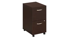 Mobile File Cabinets Bush Furniture 2 Drawer Mobile Pedestal - Assembled