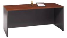 Stand-Alone Desk Shells Bush Furniture 72in W x 24in D Credenza Desk