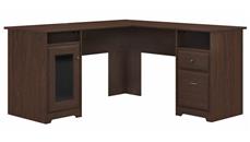 L Shaped Double Pedestal Desks Bush Furniture 60" W L-Shaped Desk