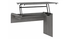Standing Desks - Manually Adjustable Bush Furniture 3 Position Sit to Stand Desk Return