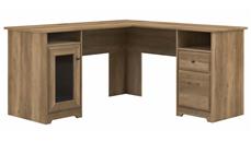 L Shaped Double Pedestal Desks Bush Furniture 60" W L-Shaped Desk