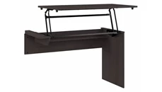 Standing Desks - Manually Adjustable Bush Furniture 3 Position Sit to Stand Desk Return