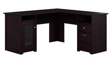L Shaped Double Pedestal Desks Bush Furniture 60in W L-Shaped Desk