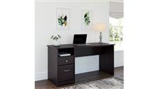 Stand-Alone Single Pedestal Desks Bush Furniture 60" W Computer Desk with Drawers