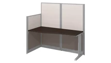 Cubicles Bush Furniture 65in W x 33in D Straight Cubicle Desk