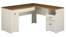 L Shaped Double Pedestal Desks Bush Furniture 60in W L-Shaped Desk