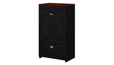Tall Storage Cabinets Bush Furniture 2 Door Storage Cabinet with File Drawer