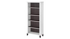 Standard Bookcases Bush Furniture Tall 5 Shelf Bookcase