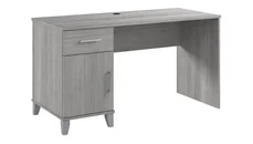 Stand-Alone Single Pedestal Desks Bush Furniture 54in W Office Desk with Drawer and Storage Cabinet