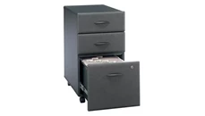 Mobile File Cabinets Bush Furniture 3 Drawer Mobile File - Fully Assembled