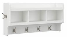 Coat Racks & Hall Trees Bush Furniture 40in W Wall Mounted Coat Rack with Shelf