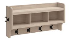 Coat Racks & Hall Trees Bush Furniture 40in W Wall Mounted Coat Rack with Shelf