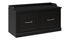 Benches Bush Furniture 40in W Shoe Storage Bench with Doors