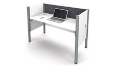 Benching Bestar Simple Workstation - White with Tack Board