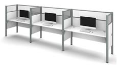 Cubicles Bestar Triple Workstation