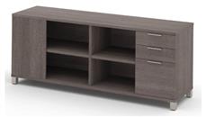 Combo Credenzas Bestar Credenza with Three Drawers