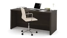 Stand-Alone Desk Shells Bestar 66in W Executive Desk Shell
