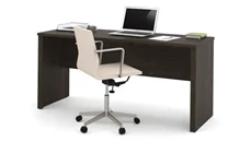 Stand-Alone Desk Shells Bestar 66in W Narrow Desk Shell