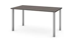 Writing Desks Bestar 30in x 60in Table with Square Metal Legs