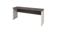 Stand-Alone Desk Shells Bestar 72in W Narrow Credenza Shell