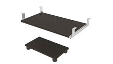 Desk Keyboard Trays Bestar Keyboard Shelf and CPU Platform