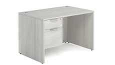 Stand-Alone Single Pedestal Desks Office Source Furniture 48in x 24in Single Hanging Pedestal Desk