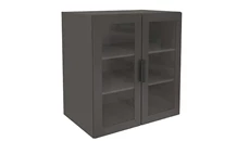 Low Storage Cabinets Office Source Furniture 3 Shelf Cabinet with Glass Doors