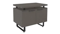 Low Storage Cabinets Office Source Furniture 2 Shelf Storage Cabinet with Wood Doors