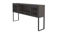 Desk Hutches Office Source Furniture 72in Desk Mount Hutch with Metal Legs