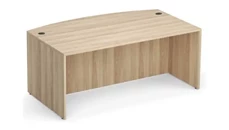Stand-Alone Desk Shells Office Source Furniture 71in Bow Front Desk Shell