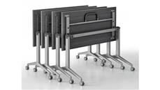Training Tables Corp Design 60in x 24in Flip Top Nesting Table