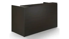 Reception Stand-Alone Desk Corp Design 72in Double Pedestal Reception Desk