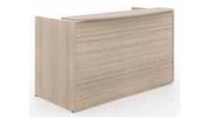 Reception Stand-Alone Desk Corp Design 72in Double Pedestal Reception Desk