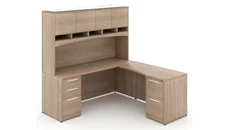 L Shaped Desks with Hutch Corp Design 72n x 66in L Shaped Desk with Hutch