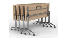 Training Tables Corp Design 66in x 30in Flip Top Nesting Table