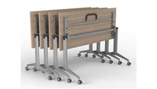 Training Tables Corp Design 66in x 24in Flip Top Nesting Table