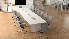 Conference Tables Corp Design 20ft Boat Shaped Conference Table
