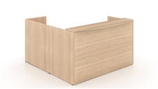 Reception Desks - L Shaped Corp Design L Shaped Double Pedestal Reception Desk