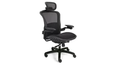 Ergonomic Task Chairs Dauphin Viper Mesh Back Task Chair with Headrest