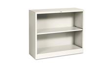 Bookcases HON 34-1/2in W x 12-5/8in D x 29in H Two-Shelf Metal Bookcase