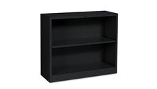 Bookcases HON 34-1/2in W x 12-5/8in D x 29in H Two-Shelf Metal Bookcase