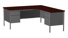 Steel & Metal Desks Hirsh Industries 66" x 72" Corner Right Return