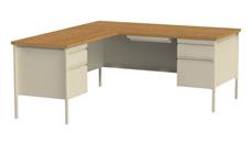 Steel & Metal Desks Hirsh Industries 66" x 72" Corner Left Return